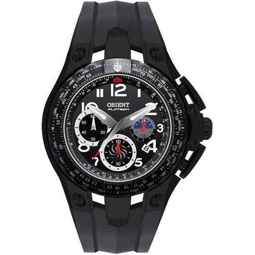 Relógio Orient Flytech Cronógrafo Titânio Mptpc001 P2px Preto