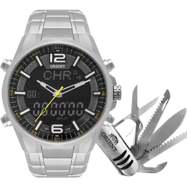 Relógio Orient Masculino Anadigi Sports MBSSA048 P2SX com Canivete