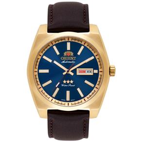 Relógio Orient Masculino Automático 469gp069 D1nx Azul Retrô
