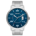 Relogio Orient Masculino Azul Eternal Analogico Prata MBSS1381 D2SX