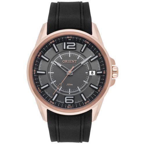 Relógio Orient Masculino Calendário Pulseira Preta Mrsp1002 G2px