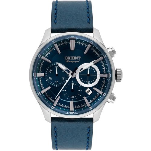 Relógio Orient Masculino Cronógrafo Mbscc051 D1dx Azul
