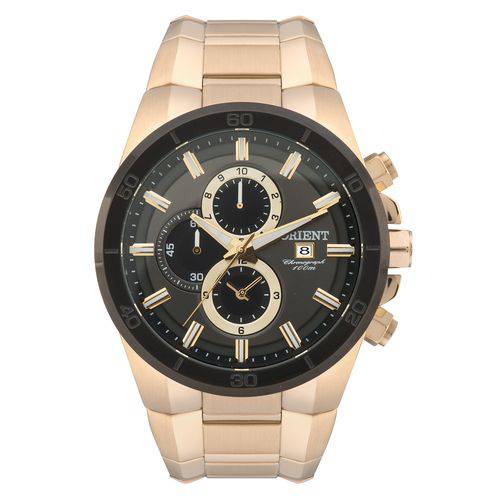 Relógio Orient Masculino Cronógrafo Mgssc004 G1kx Dourado