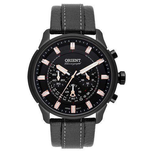 Relógio Orient Masculino Cronógrafo Mpscc006 P1pb Preto Rose