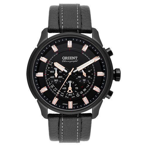 Relógio Orient Masculino Cronógrafo Mpscc006 P1pb Preto Rose