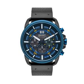 Relógio Orient Masculino Cronógrafo Mtscc037 P1px Preto Azul