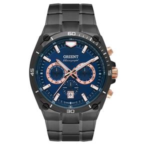 Relógio Orient Masculino Cronógrafo Mtssc028 D1sx Preto Azul