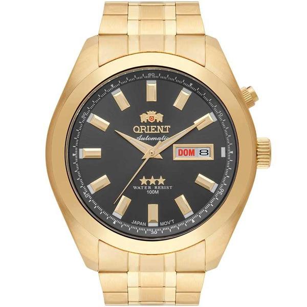Relógio Orient Masculino Dourado 469GP075G1KX