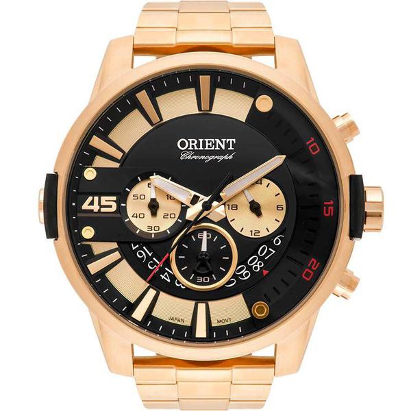 Relógio Orient Masculino Dourado Chronograph MGSSC026P2KX