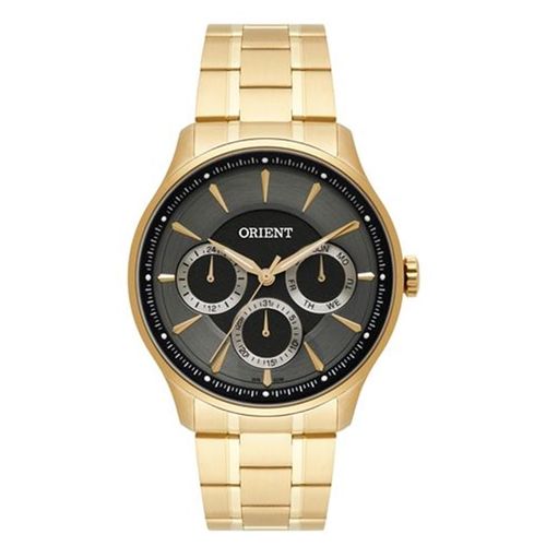 Relógio Orient Masculino Dourado Claro Mgssm027-g1kx