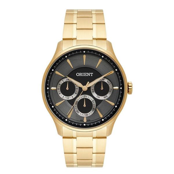 Relógio Orient Masculino Dourado Claro Mgssm027-g1kx