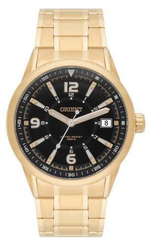 Relogio Orient Masculino Dourado Esportivo a Prova Dagua Mgss1107 P2kx