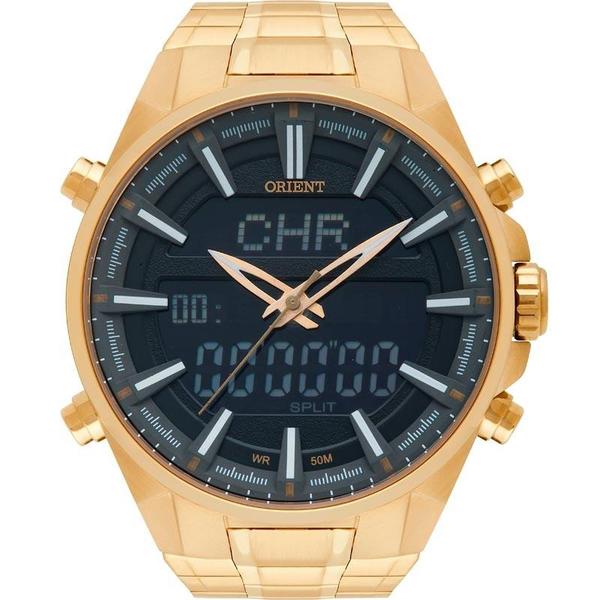 Relógio Orient Masculino Dourado Neo Sports MGSSA003P1KX