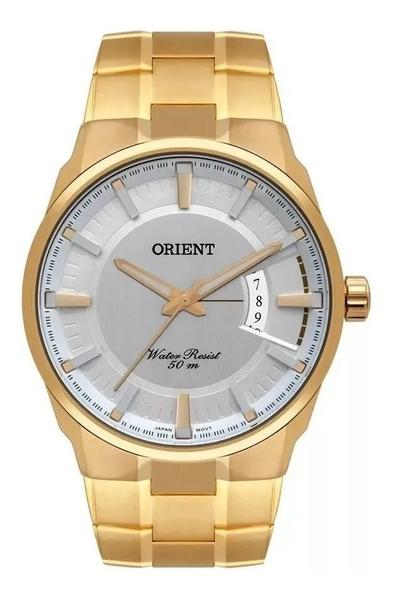 Relogio Orient Masculino Dourado Original Mgss1175 Original