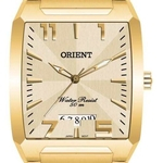 Relogio Orient Masculino Dourado Quadrado Ggss1007 C2kx