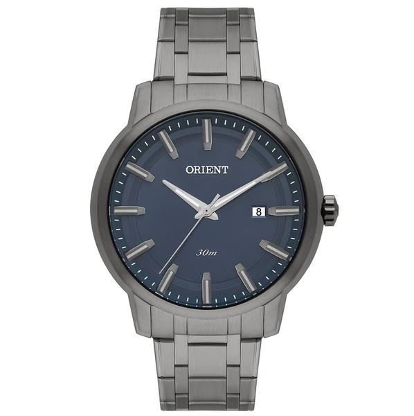 Relógio ORIENT Masculino Fumê Azul MYSS1016 D1GX