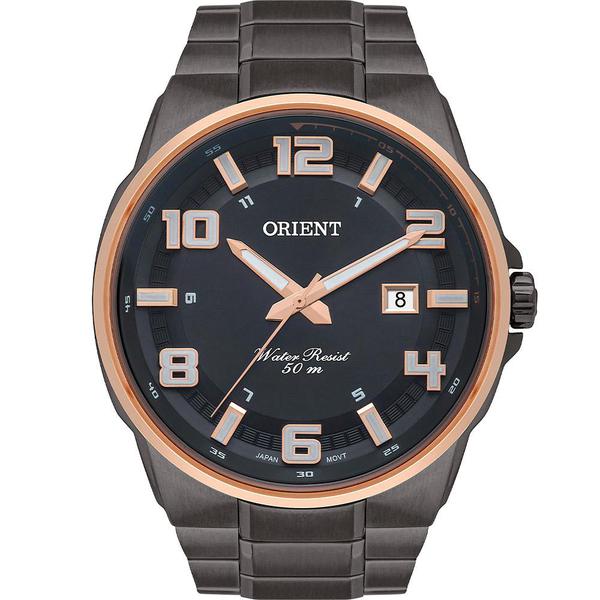 Relógio Orient Masculino Grafite MYSS1010G2GX Analógico 5 Atm Cristal Mineral Tamanho Médio