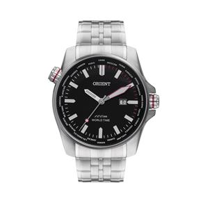 Relógio Orient Masculino Mbss1237 P1sx Aço World Time