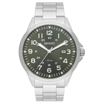 Relogio Orient Masculino MBSS1380 E2SX Mostrador Verde Militar Numerico C Calendario