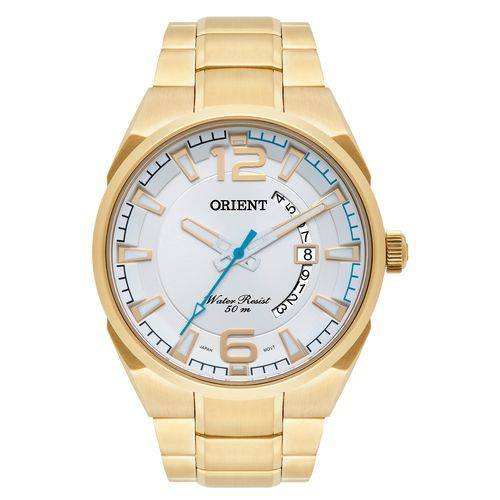 Relogio Orient Masculino Mgss1159 S2kx Dourado Branco