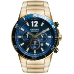 Relógio Orient Masculino Mgssc007d2kx Douradou002Fazul