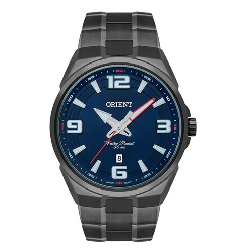 Relógio Orient Masculino Myss1001 D2gx Grafite Azul