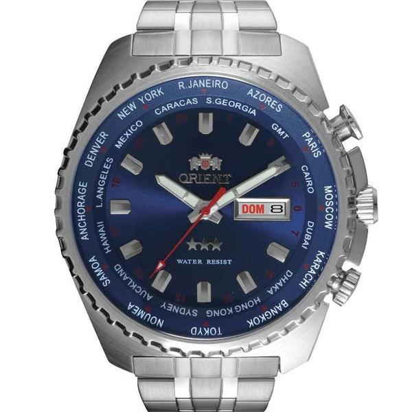 Relógio Orient Masculino Prata Automatic 469SS057 D1SX Analógico 10 Atm Cristal Mineral