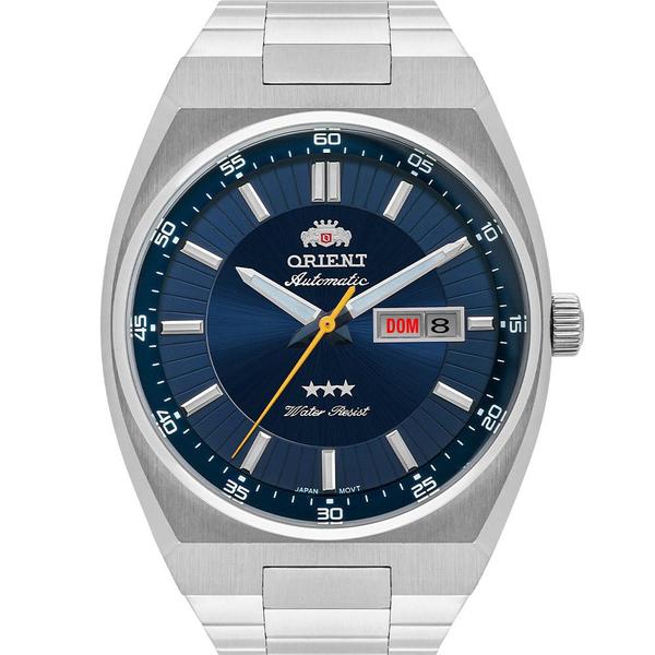 Relógio Orient Masculino Prata Automatic 3469SS087D1SX Analógico 5 Atm Cristal Mineral