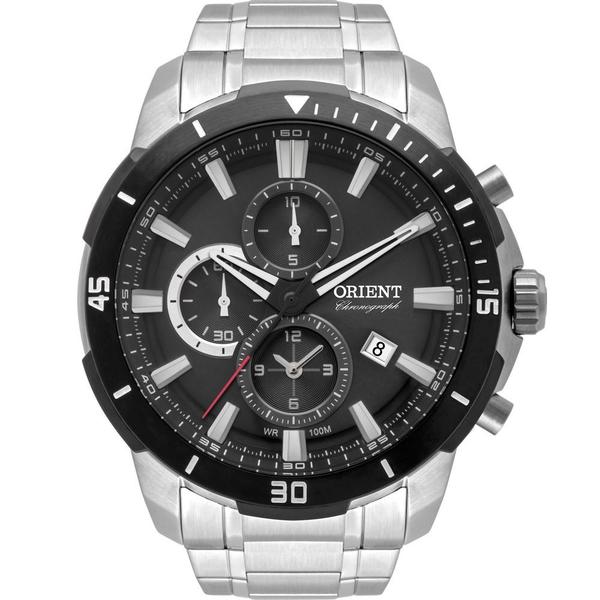 Relógio Orient Masculino Prata Chronograph MBSSC207P1SX