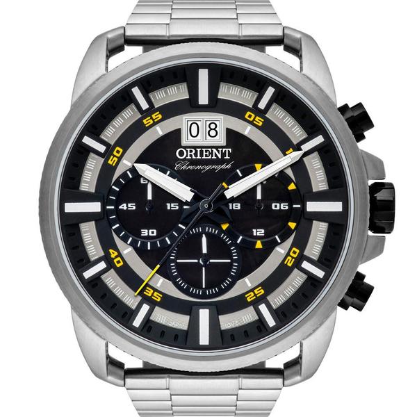 Relógio Orient Masculino Prata Chronograph MBSSC203P1SX