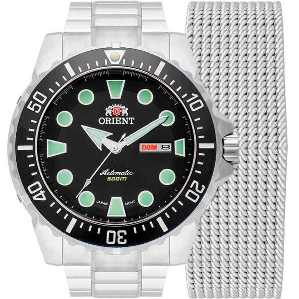 Relógio Orient Masculino Prata Diver 469SS073P1SX