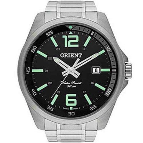 Relógio Orient Masculino Prateado em Aço Inox Mbss1275 P2sx