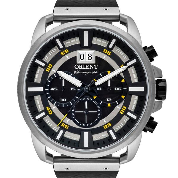 Relógio Orient Masculino Preto Chronograph MBSCC054P1PX