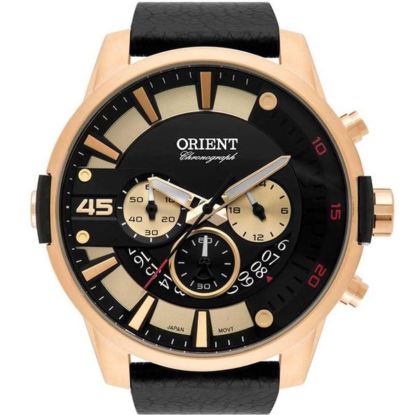 Relógio Orient Masculino Preto Chronograph MGSCC005P2PX