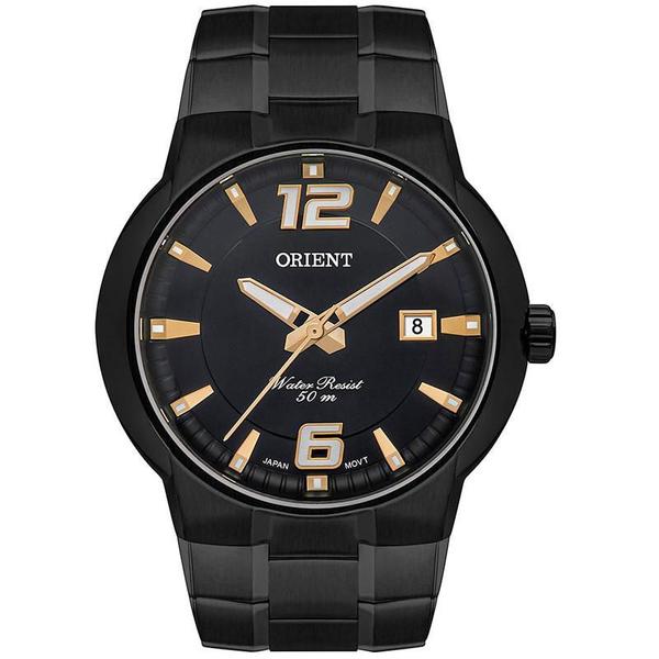 Relógio Orient Masculino Preto com Dourado - MPSS1023 P2PX