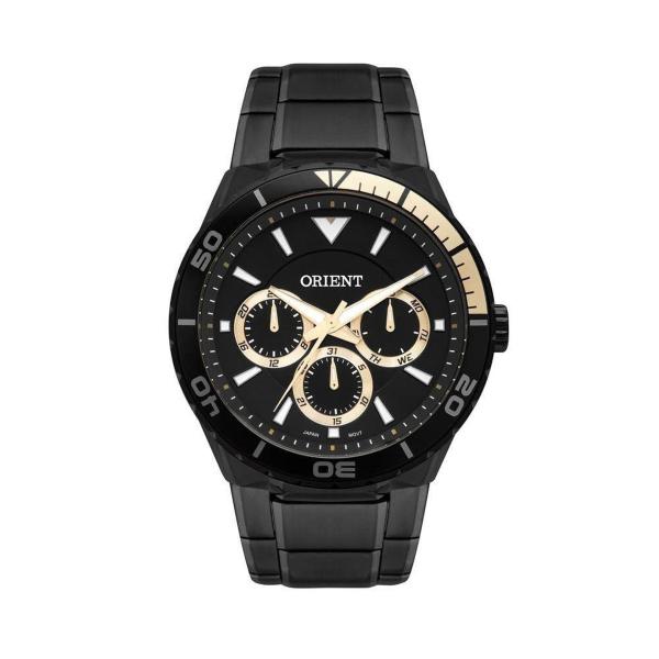 Relógio Orient Masculino Preto com Dourado - MPSSM002 P1PX