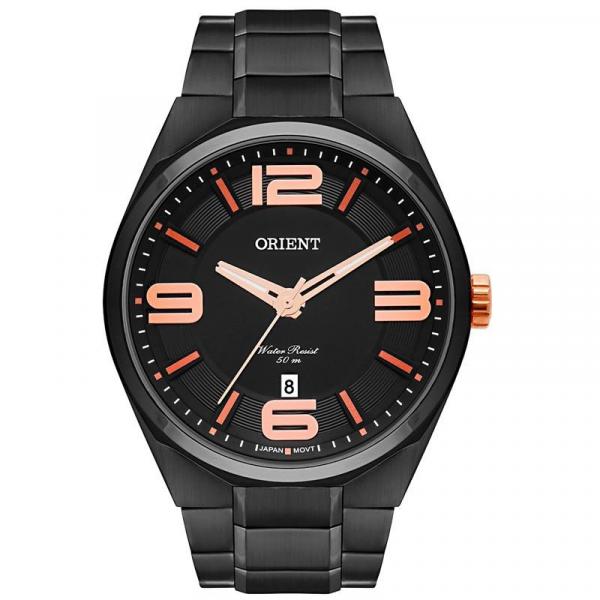 Relógio Orient Masculino Preto e Laranja - MPSS1003 P2PX