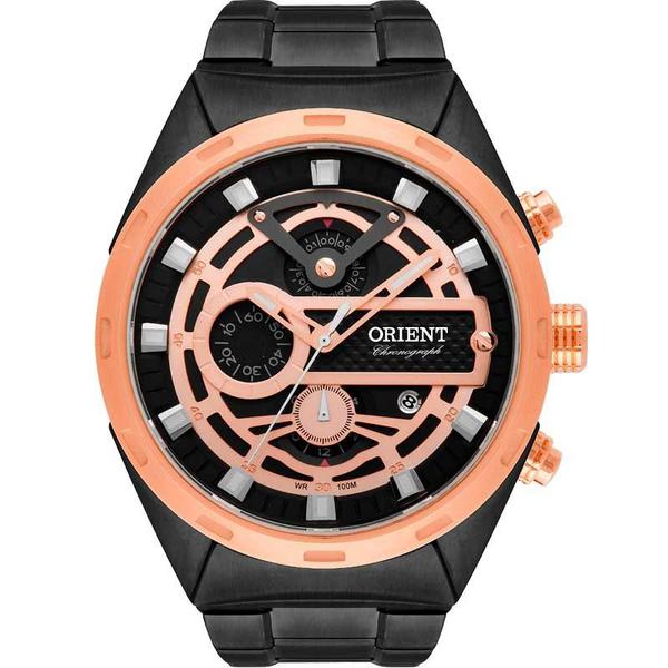 Relógio Orient Masculino Preto Sport Chronograph MPSSC012P1PX
