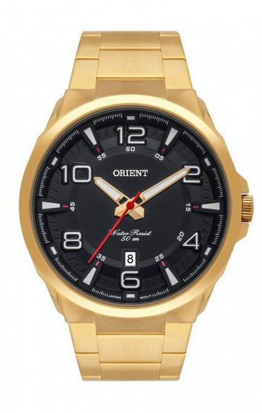 Relógio Orient Masculino Quartz Dourado MGSS1177 P2KX