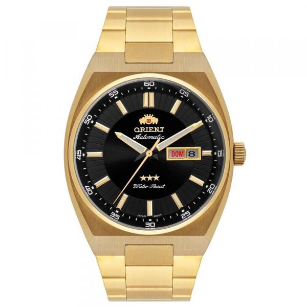 Relógio Orient Masculino Ref: 469gp087 P1kx Automático Dourado