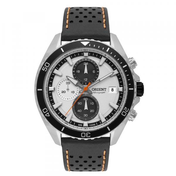 Relógio Orient Masculino Ref: Mbscc050 S1px Cronógrafo Prateado