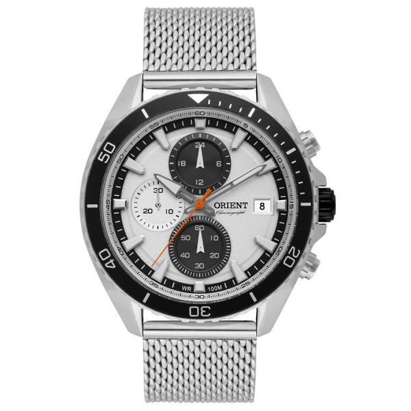 Relógio Orient Masculino Ref: Mbssc178 S1sx Cronógrafo Pulseira Mesh