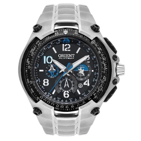 Relógio Orient Masculino Ref: Mbttc016 P2sx Flytech Titânio Cronógrafo