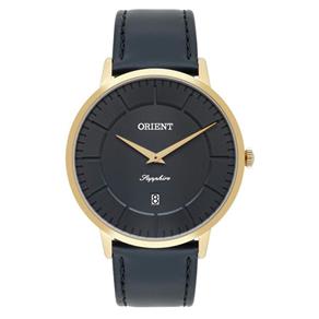 Relógio Orient Masculino Ref: Mgscs007 G1px Slim Dourado