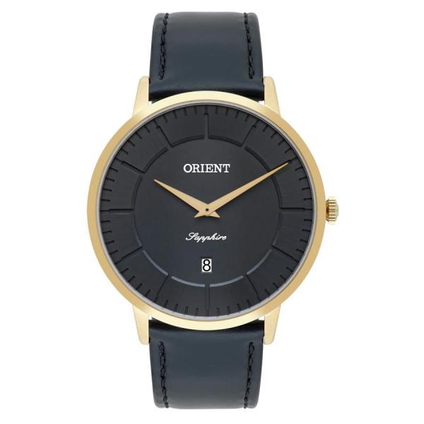 Relógio Orient Masculino Ref: Mgscs007 G1px Slim Dourado