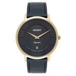 Relógio Orient Masculino Ref: Mgscs007 G1px Slim Dourado