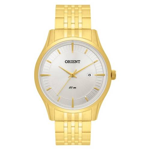 Relógio Orient Masculino Ref: Mgss1117 S1kx Social Dourado