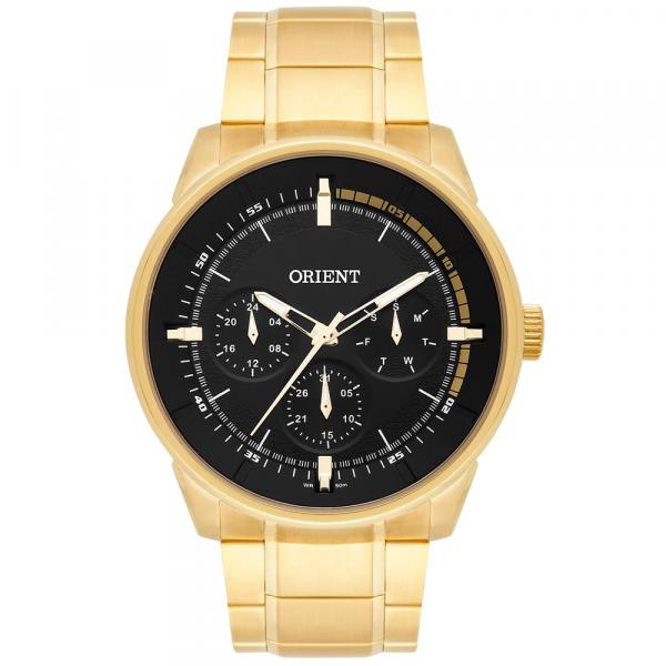 Relógio Orient Masculino Ref: Mgssm026 P1kx Multifunção Dourado