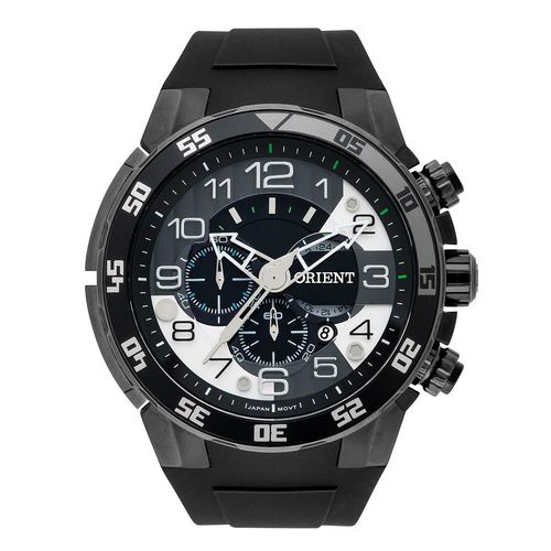 Relógio Orient Masculino Ref: Mpspc017 P2px Cronógrafo Big Case Black