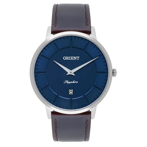 Relógio Orient Masculino Slim Safira MBSCS010 D1NX
